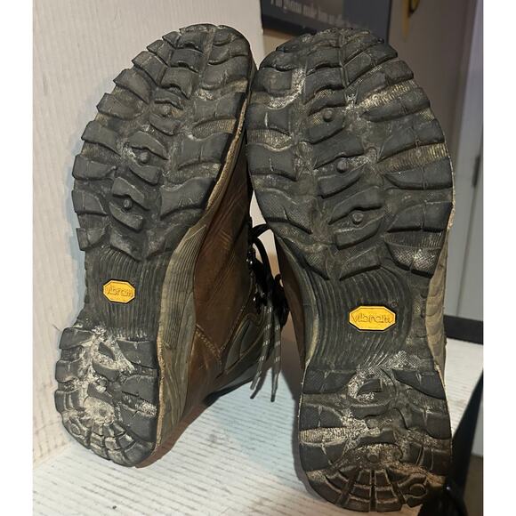 Vasque St Elias GTX Hiking Boots Size 10M Brown Leather Vibram GoreTex Women's - Picture 9 of 9